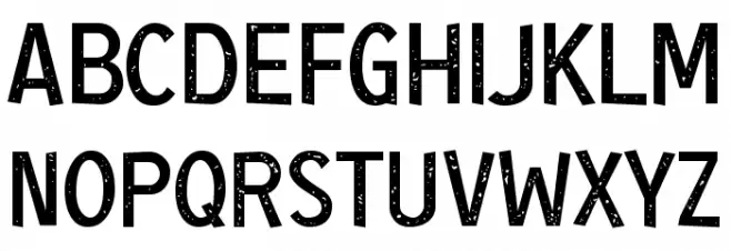 Ambang Resesi フォント 大文字