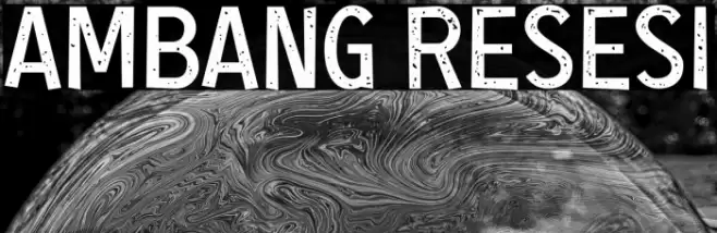 Ambang Resesi Font examples