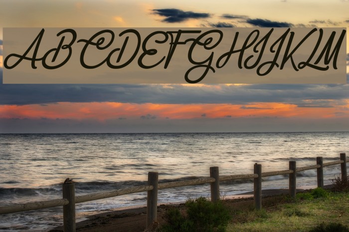 Ambar Pearl Personal Use Font examples