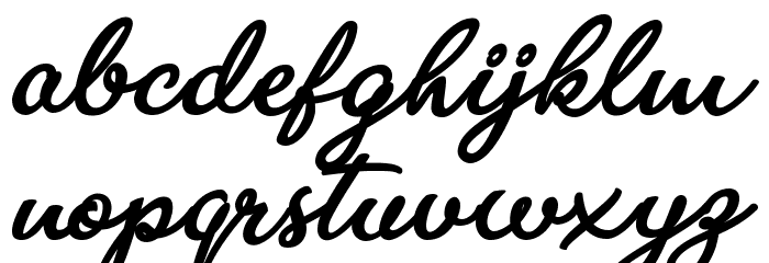 Ambar Pearl Personal Use Font LOWERCASE