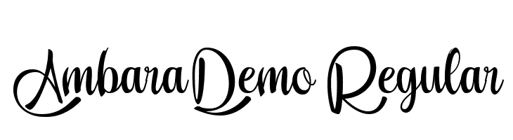 Ambara_Demo Regular  baixar fontes gratis