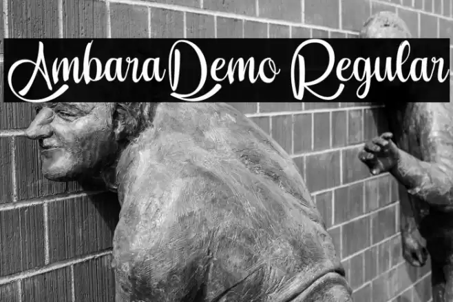 Ambara_Demo Regular Font examples