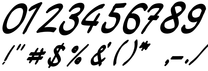 Ambarawa Script Font OTHER CHARS
