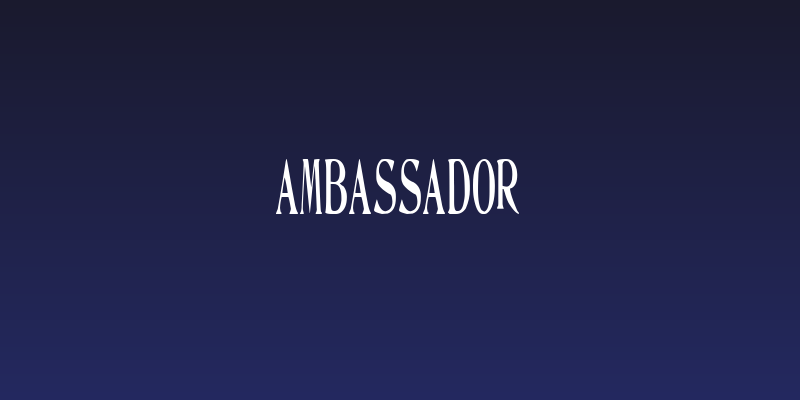 Ambassador Social Header