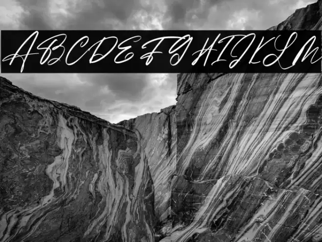 Ambattur Sign Font examples