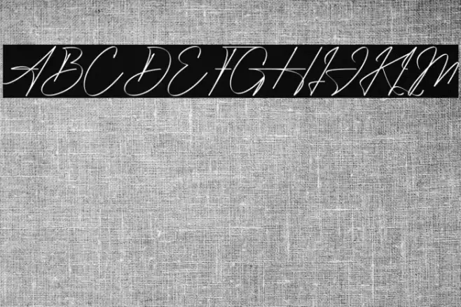 Ambawang Signature Font examples