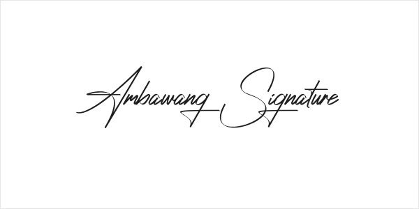 Ambawang Signature Logo