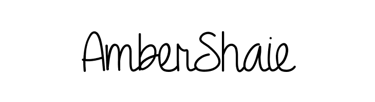 Amber Shaie Font