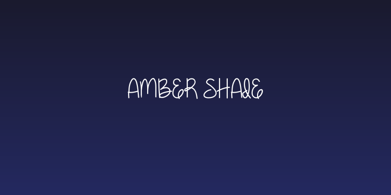 Amber Shaie Social Header
