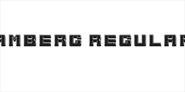 Amberg Regular Logo
