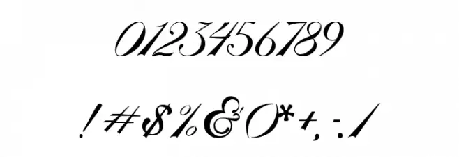 Ambergris Script Free Personal Font OTHER CHARS