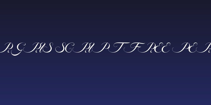 Ambergris Script Free Personal Social Header