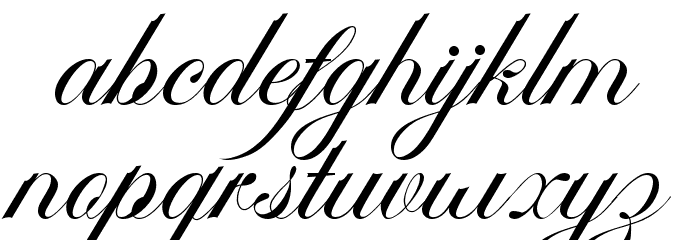 Ambergris Script Free Personal Font LOWERCASE