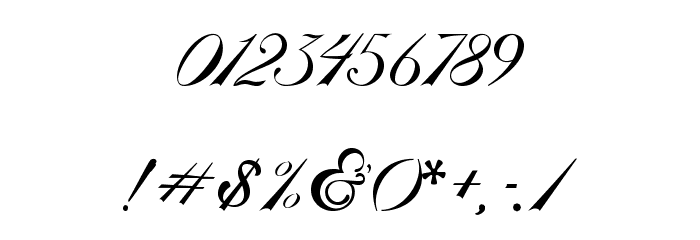 AmbergrisScriptFreePersonal Font OTHER CHARS