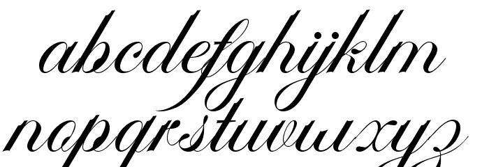AmbergrisScriptFreePersonal Font LOWERCASE