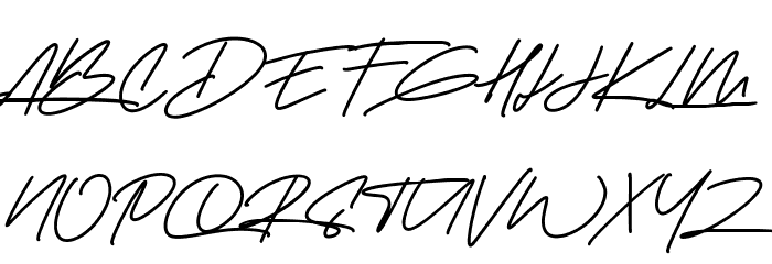 Amberla Free Font OTHER CHARS