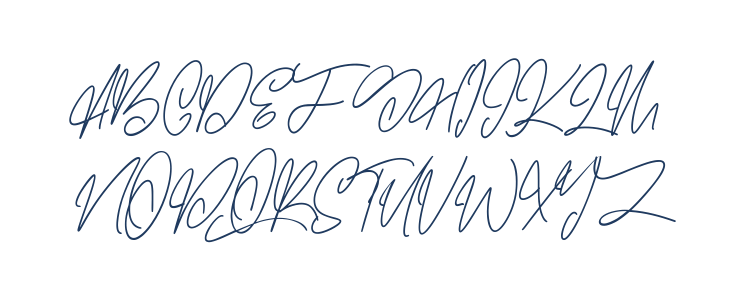 Amberlayton Free Regular Uppercase