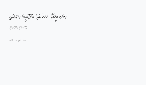 Amberlayton Free Regular Business Card