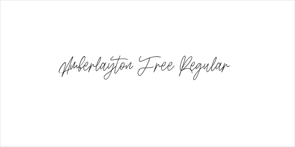 Amberlayton Free Regular Logo