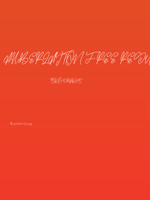 Amberlayton Free Regular Poster