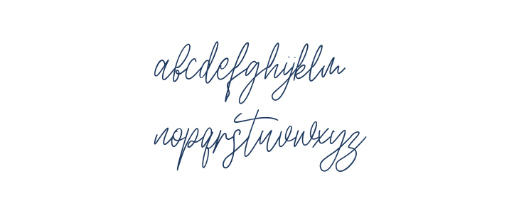 Amberlayton Free Regular Lowercase