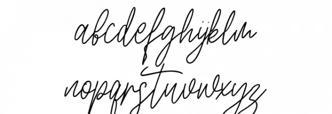 Amberlayton Free Regular フォント 小文字