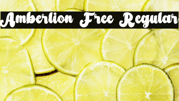 Amberlion Free Regular Example 1