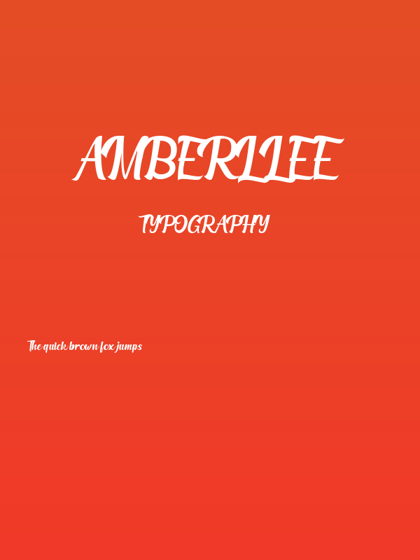 Amberllee Poster