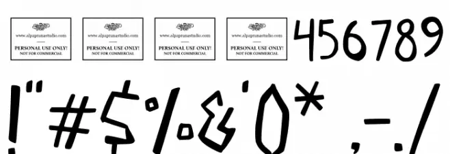 Amberly Font OTHER CHARS