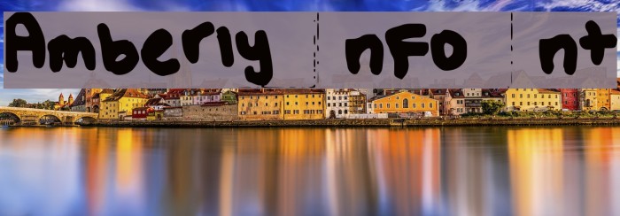 AmberlynFont Font examples