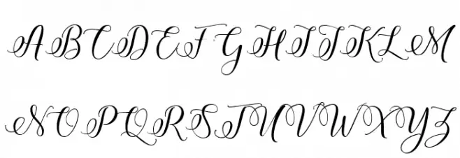 AmberlynScript-Regular Font Litere mari