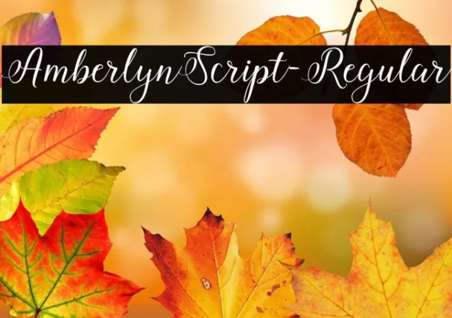 AmberlynScript-Regular Example 3