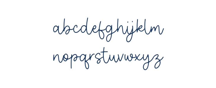 Amberstone Lowercase