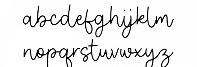 Amberstone Font LOWERCASE