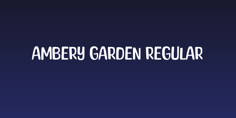 Ambery Garden Regular Social Header