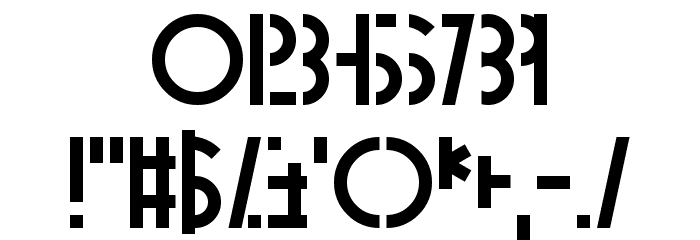Ambidextrose Шрифта ДРУГИЕ символов