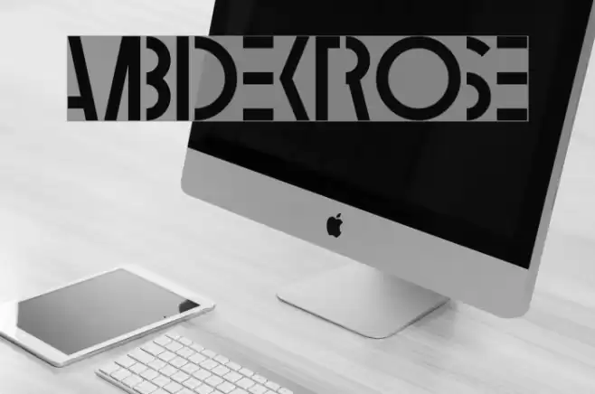 Ambidextrose Font examples