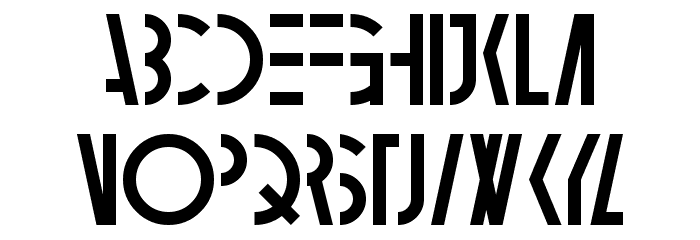 Ambidextrose Шрифта строчной