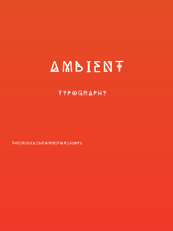 Ambient Poster