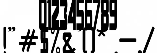 Ambigo Font OTHER CHARS