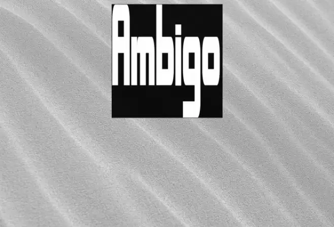 Ambigo Font examples