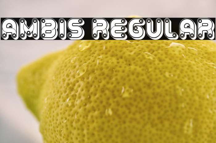 Ambis Regular Example 2