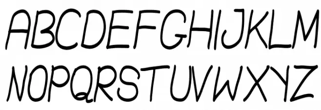 Ambisi Regular Font UPPERCASE