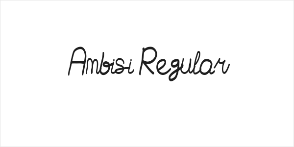 Ambisi Regular Logo