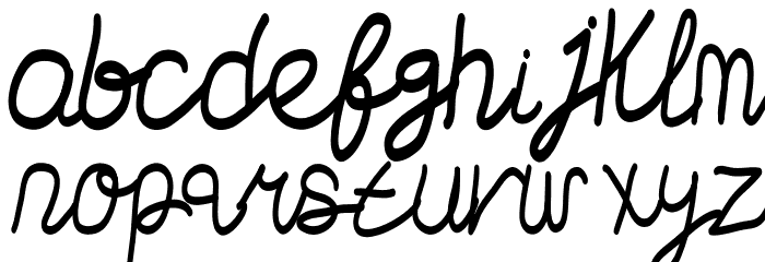 Ambisi Regular Font LOWERCASE