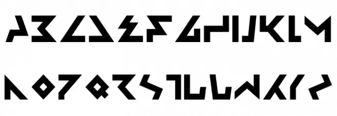 Ambisi 字体 小写