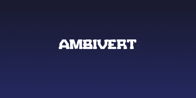 Ambivert Social Header