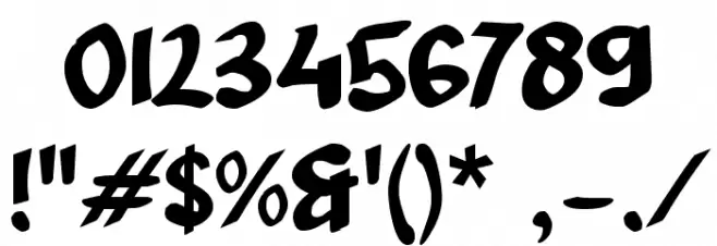 Amblas Font OTHER CHARS