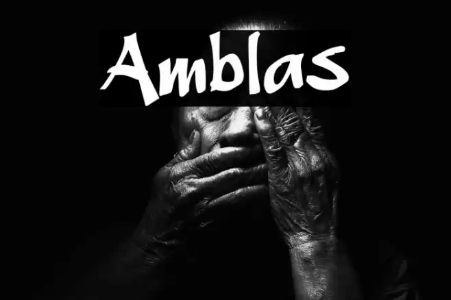 Amblas Font examples