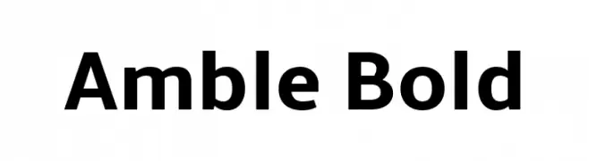 Amble Bold  Fuentes Gratis Descargar
